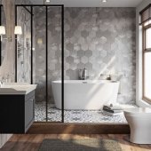 Paint Colours For Bathrooms With Grey Tiles