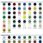 Bosny Spray Paint Colors Chart