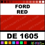 Ford Red Paint Colors