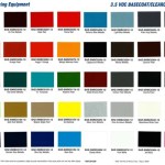 Freightliner Paint Color Chart