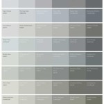 Grey Colour Paint Chart