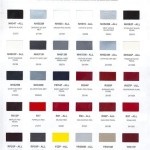 Honda Civic Paint Color Chart