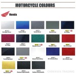 Honda Motorcycle Paint Colors