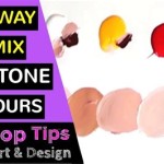 How To Mix Skin Color With Acrylic Paint