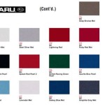 Subaru Paint Colors