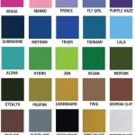 Sun Rain Paint Color Chart