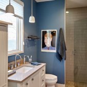 Blue Color Paint For Bathroom