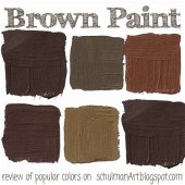 Brown Black Paint Color
