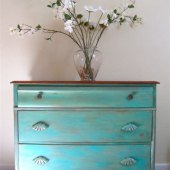 Colorful Painted Dresser