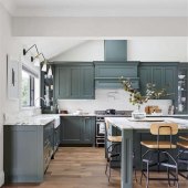 Green Kitchen Cabinet Paint Colors