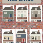 House Paint Colors To Match Red Brick