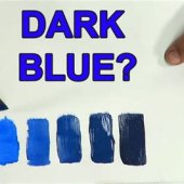 How To Make Dark Blue Paint