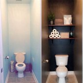 How To Paint A Small Toilet Room