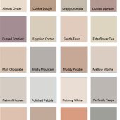 Living Room Paint Color Chart