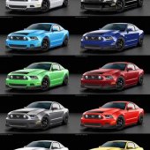 Mustang Paint Colors