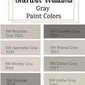 Neutral Gray Paint Colors Sherwin Williams