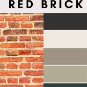Red Brick Complementary Paint Colors