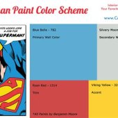 Superman Paint Colors