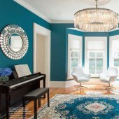 Turquoise Paint Colors For Living Room