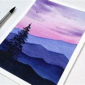 Watercolor Painting Lesson For Beginners